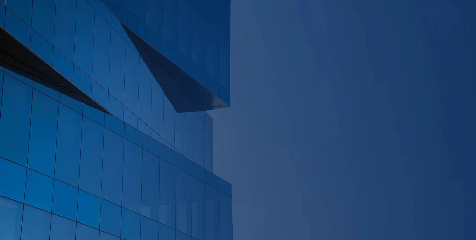 Modern glass office towers